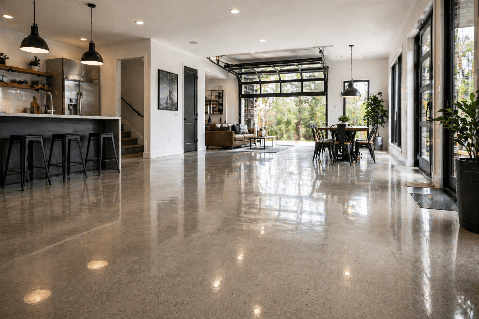 Polished Concrete by Premium Floor Coatings — Atlanta, GA