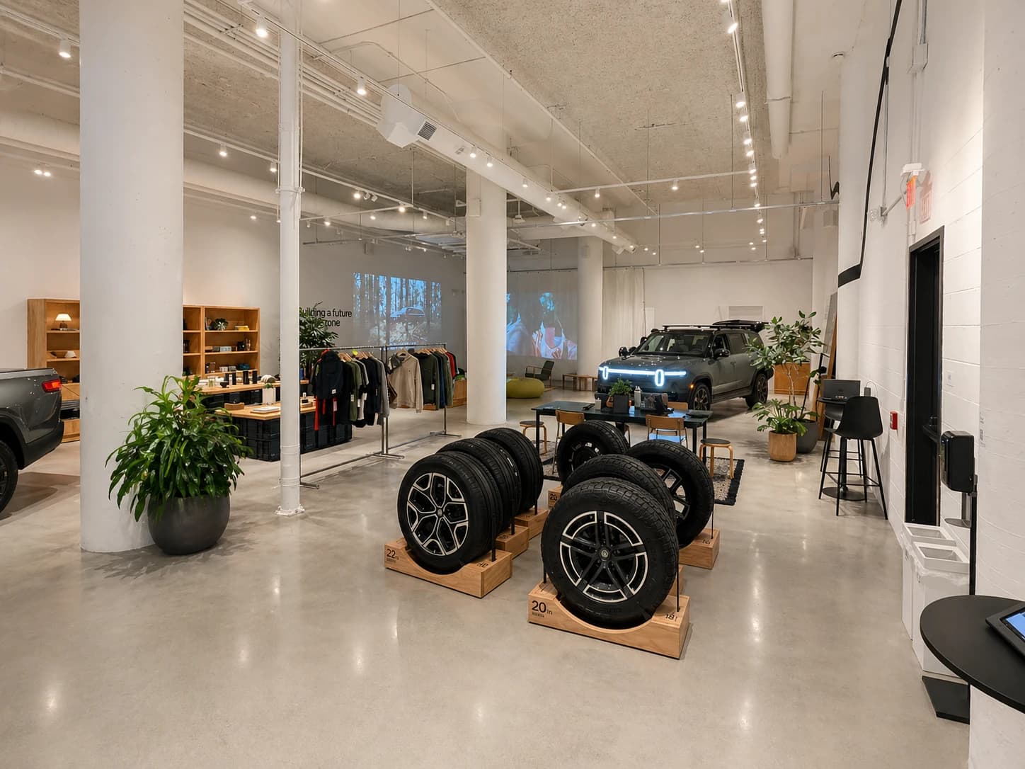 Rivian Showroom Floor